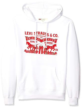 levis hoodie mens white