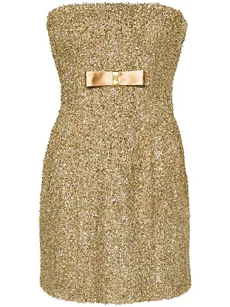 Elisabetta franchi hot sale abito oro