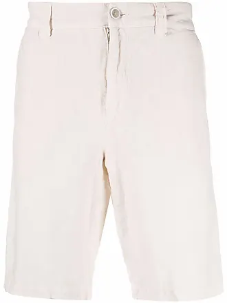 Drawstring linen bermuda shorts - Men