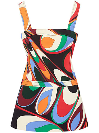 PUCCI Iride-print midi dress - Orange