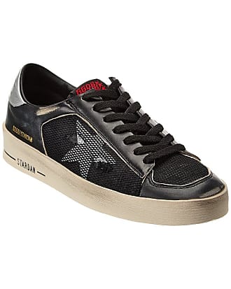 Golden Goose Stardan Mixed Media Sneaker in Petroleum/White/Black at Nordstrom, Size 7Us