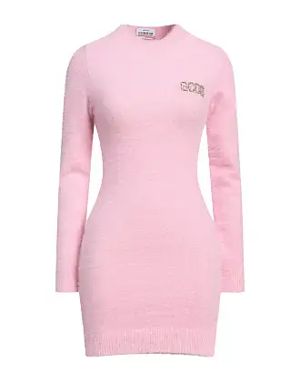 Gcds logo-embroidered mini dress - Pink