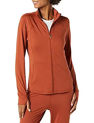 ALO Yoga Womens Foxy Sherpa Jacket Coat Full Zip Hooded Camel Tan