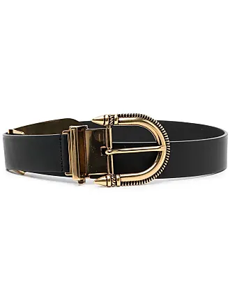 Etro buckle fastening leather belt - Black
