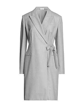 Brunello Cucinelli Jersey-Blazer Grau Damen Bekleidung Mäntel Parka Mäntel 
