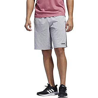 adidas Synthetik 3-Streifen 9-Inch Shorts in Grau für Herren Herren Bekleidung Kurze Hosen Freizeitshorts 
