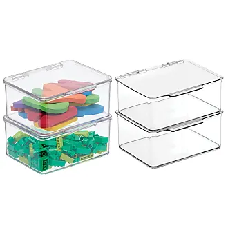 Desktop-Aufbewahrungsbox Langer Streifen Transparente Aufbewahrungsbox  Multifunktions-Haushaltsbürobedarf Aufbewahrungsbox aus Kunststoff (A)