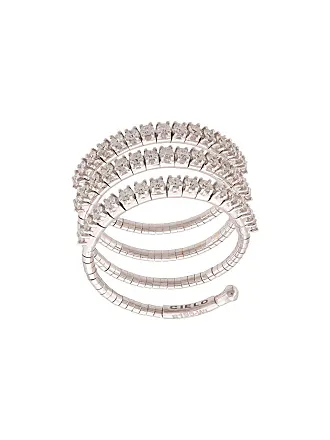 Mattia Cielo 18kt rose gold and titanium Universo cognac diamond triple wrap bracelet - Pink