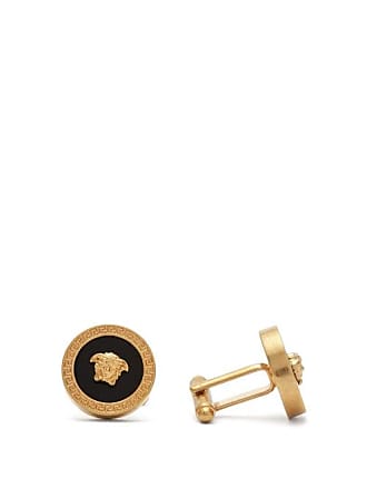 Versace Medusa Greca Cufflinks - Gold