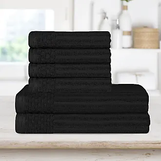 Superior 4-Piece Cotton Towel Set, Includes 4 Bath Towels for Bathroom,  Guest Room, Shower, Pool, Quick Dry, Ribbed, Ultra-Absorbent, Daily Use  Home