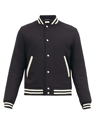 Men's XL Black x Grey Monogram Teddy Jacket Fleece Zip Up
