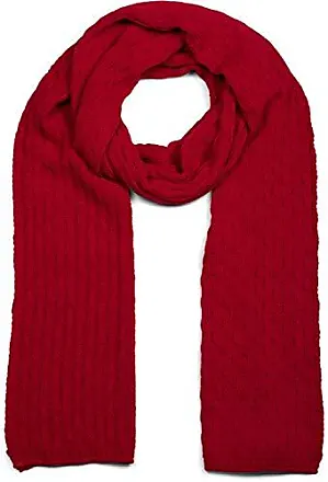 Echarpe rouge du Nouvel An Noël d'hiver pour femmes Foulard en laine  tricoté Cent avec épaississement chaud (foulards seulement)