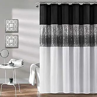 Lush Decor Bayview Shower Curtain White