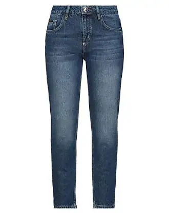 Philipp Plein Distressed Denim CRYSTAL STRIPE Jeggings women - Glamood  Outlet