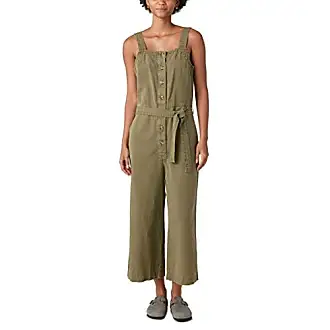  Lucky Brand Women's Tie Front Utility Jumpsuit, Four Leaf  Clover, XS : Clothing, Shoes & Jewelry