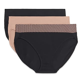 Warners Womens Blissful Benefits Seamless Brief Panty 3 Pack 