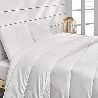 DODO | Couette naturelle Chaude Anti-acariens 240x260 | 2 Personnes |  Fabriqué en FRANCE | Couette Helsinki 10% Duvet 90% Plumettes | Percale  Coton