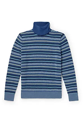 LORO PIANA Fair Isle cashmere and silk-blend sweater