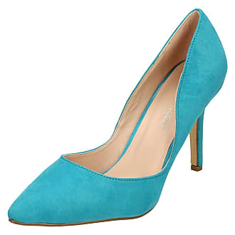 turquoise court shoes