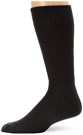 Gold Toe Mens Fluffies Crew Socks, Multipairs, Navy (3-pairs), One Size