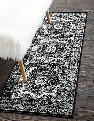 Unique Loom Wildlife Collection Animal Inspired with Cheetah Bordered  Design Area Rug, 4 ft x 4 ft, Ivory/Black