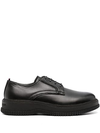  Tommy Hilfiger Men's REEPIN Sneaker, Navy Leather, 9.5