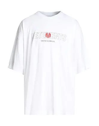 Vetements Men's Stop Copying Me Fitted T-Shirt in White