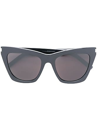  Saint Laurent SL 174 Sunglasses 001 Black / Grey Gradient Lens  56 mm : Clothing, Shoes & Jewelry