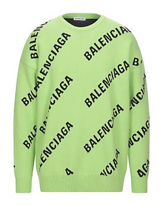 balenciaga neon green jumper