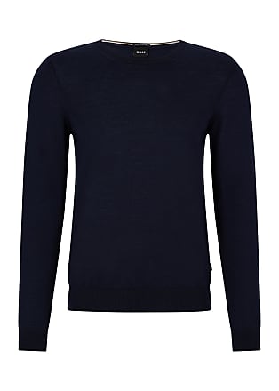 Herren Bekleidung Pullover und Strickware Rundhals Pullover Drumohr Baumwolle Pullover mit Rundhalsausschnitt in Blau für Herren 