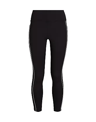 DKNY Sport Womens Black White Activewear Pull On Compression Leggings Size  XL
