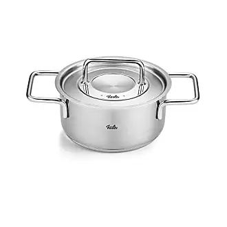 Fissler Pure Collection Stainless Steel 9 Piece Cookware Set With
