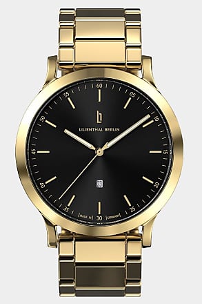 Huxley Gold Black - Leather Black