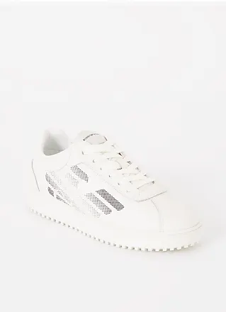 Emporio armani hot sale white trainers