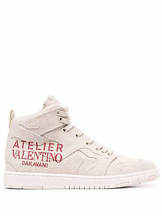 Valentino Garavani One Stud Low-top Calfskin Sneaker Woman White/Platinum 37.5