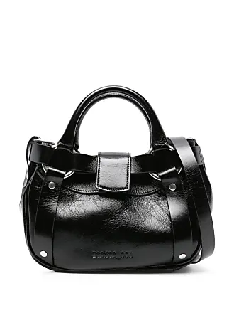 FRANCESCO BIASIA Italy Leather Shoulder Bag Purse Handbag BLACK | eBay