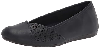 Easy Street Womens Ballet Flat, Navy, 6.5 Wide