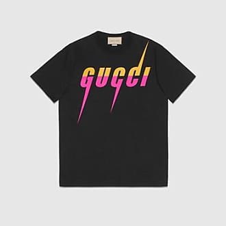 Gucci Cream Printed Cotton Crew Neck Half Sleeve T-Shirt M Gucci