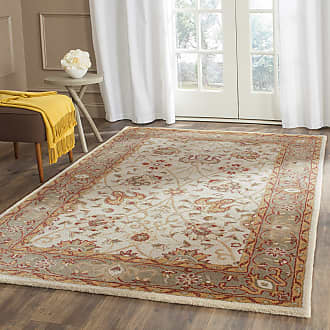 Safavieh Antiquity Collection 5 x 8 Ivory AT21F Handmade Traditional Oriental Premium Wool Area Rug