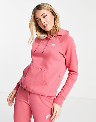 white and rose gold nike hoodie