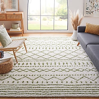 Grey SAFAVIEH Sparta Shag Collection SPG514A Moroccan Boho Tribal Non-Shedding Living Room Bedroom Dining Room Entryway 1.2-inch Thick Runner Grey 2'3 x 8'