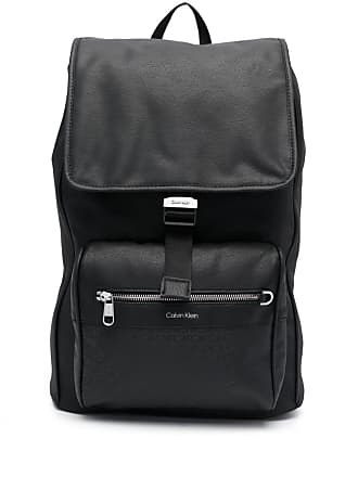 CALVIN KLEIN JEANS: degradè recycled nylon backpack - Black