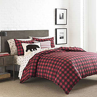 Eddie Bauer Alder Plaid Duvet Cover Set, Charcoal, Twin