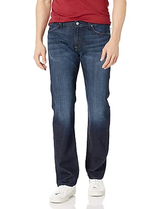 7 For All Mankind Mens Slimmy Slim Straight Colored Luxe Performance Jean ATA511313A-BLIC