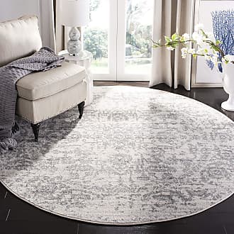 SAFAVIEH Carnegie Collection CNG662F Oriental Medallion Non-Shedding Living Room Dining Bedroom Area Rug 5'1 x 7'6 Ivory/Grey