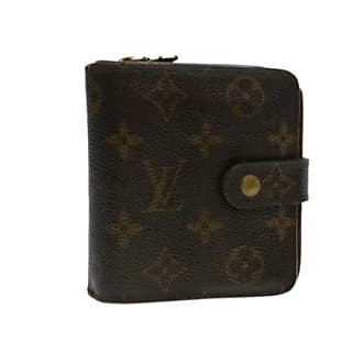 LOUIS VUITTON Dames Clutch Canvas in Bruin