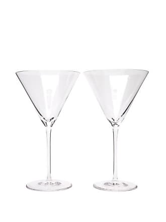 Richard Brendon Set Of Two Crystal Martini Glasses - Clear