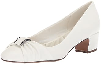 Easy Street Womens Eloise Pump, White, 6.5 Narrow