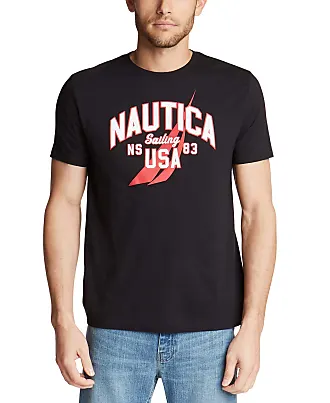 Nautica Men's Crewneck Short Sleeve Logo Graphic T-Shirt