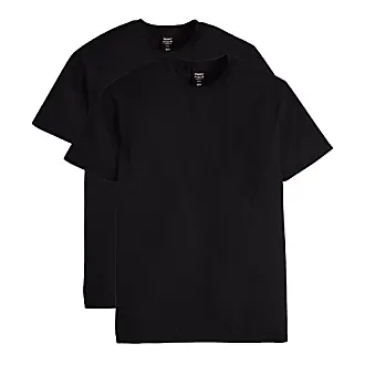 Plain black 2025 t shirt hanes